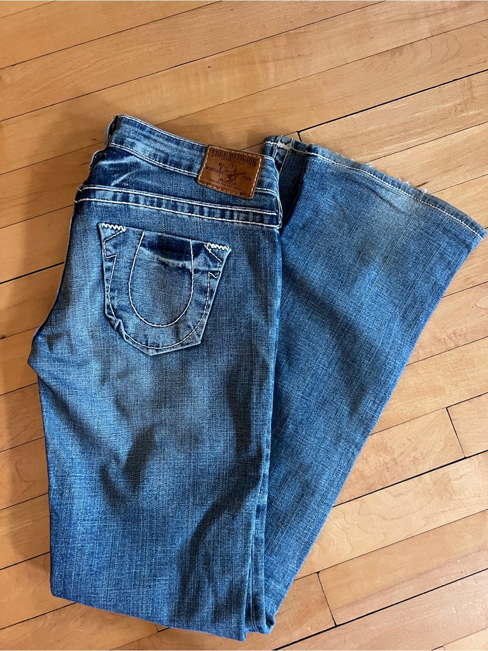 True Religion Women’s Blue Bootcut Denim Jeans